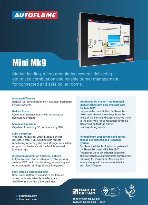 کاتالوگ - Autoflame Brochure 9 Mini Mk9 MM Controller 1 1